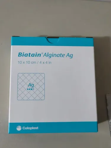 Curativos Biatain Alginate Ag 10x10 Coloplast