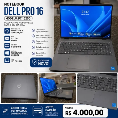 Notebook Dell pro 16