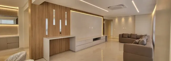 Apartamento mobiliado para aluguel, com 177m², em frente ao Parque Flamboyant.
