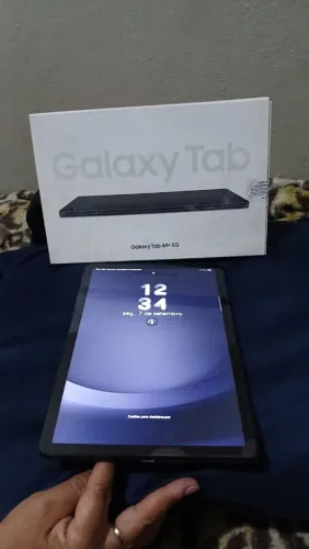 Tablet Galaxy A9+5G c/ caixa + caneta touch + mouse e teclado bluetooth