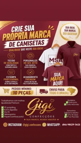 Criamos sua marca de camisas | Camisas Personalizadas