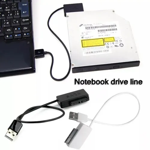 Conversor USB 2.0 para Driver CD Notebook Novo