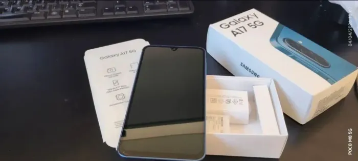 A17 com payjoy, celular 30% pago, novo, desbloqueado falta 5 dias para vencer