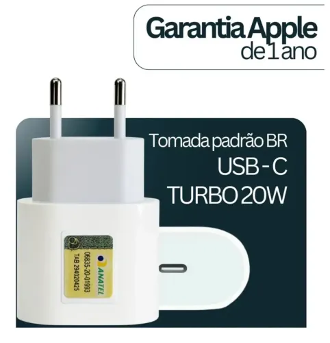 Carregador fonte original Apple 20 e