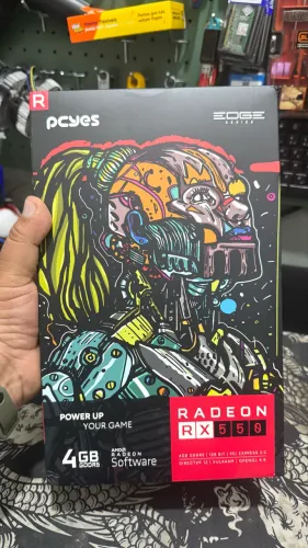 Placa de vídeo rx 550 4gb
