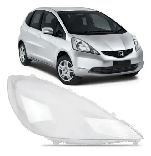 Lente Farol Dianteiro Fit 2013 2014 Direito
