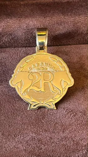 Medalha Cabanha em Ouro 18k 750