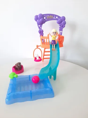 Polly Pocket Festa no Jardim com Bichinhos
