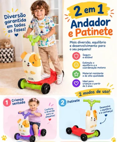 Patinete e Andador 