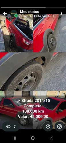 Fiat Strada Working 1.4 MPI Fire Flex 8V CS 2015