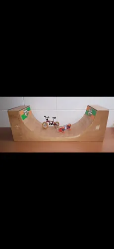 Half pipe Techdeck Madeira Finger Skate Finger Bike