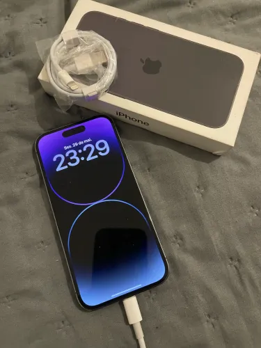 IPHONE 14 PRO 128gb ROXO DE 90% Á 97% ? (NUNCA ABERTO, 3 MESES DE GARANTIA)