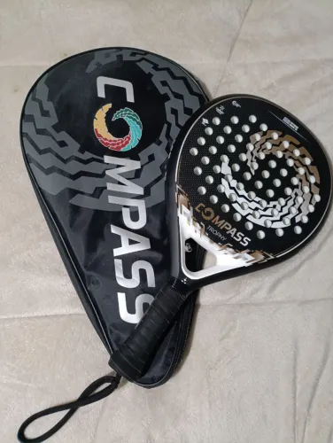 Raquete de Padel Compass Trophy 3K Carbon