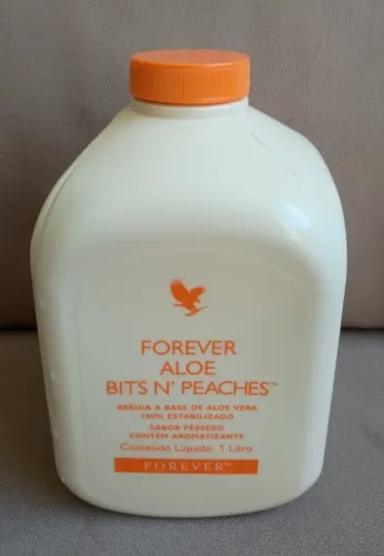 Aloe vera com pêssego