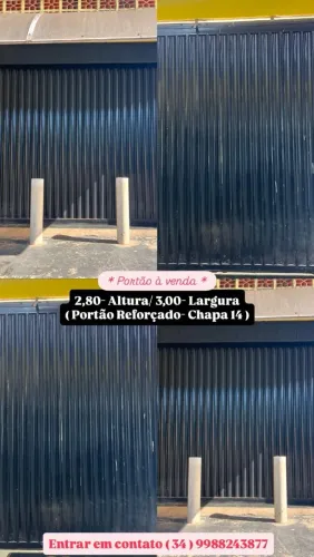 Portão Reforçado para garantir a segurança do seu lar/estabelecimento!*