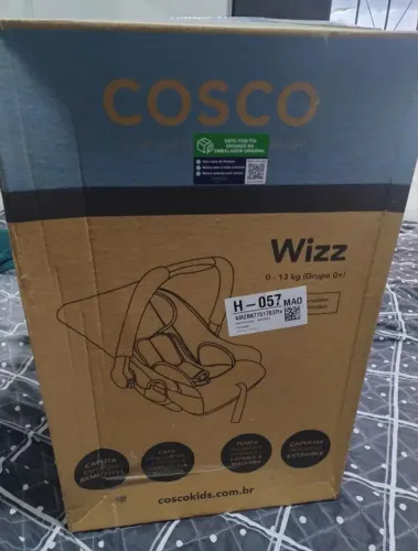Bebê Conforto Cosco Kids, 0 a 13kg, (NOVO)