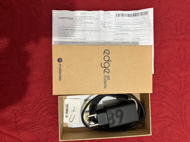 Motorola Edge 50 Fusion tela curva