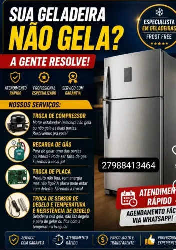 geladeira frosfreee Eletrolux vendo reparos em geral