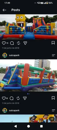 Brinquedo de festa ZAP *22 pós as 9: hrs online