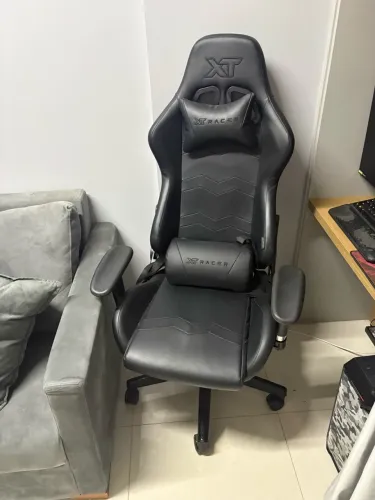 Cadeira gamer xt racer preta inclinável