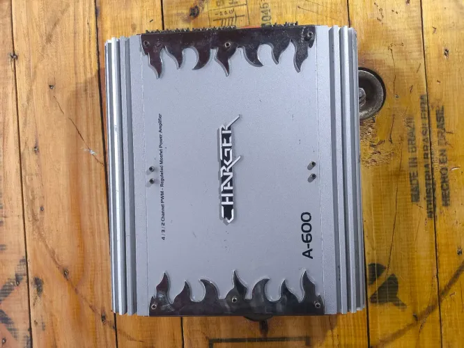 Módulo Amplificador Charger A-600 4 Canais Mosfet - Funcionando Perfeitamente