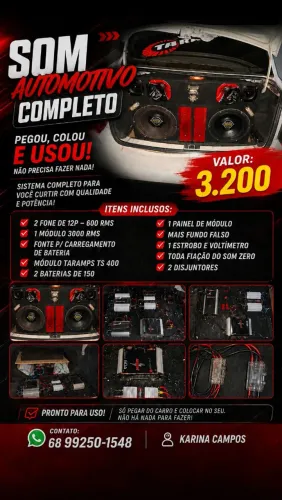 SOM AUTOMOTIVO COMPLETO 