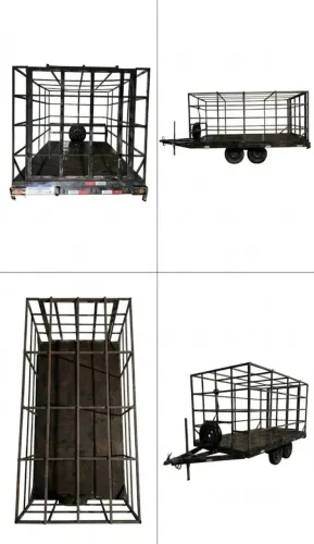 Carretinha trucada fechada 