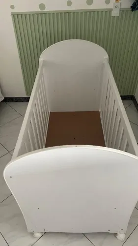 Berco Americano Smim Peroba 100% MDF Branco Brilhoso
