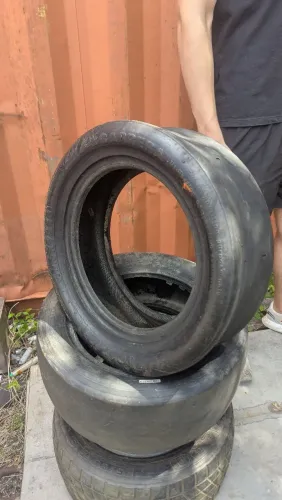 6x Pneus slick NA Carrera 19.5x7-13 - pneus de corrida