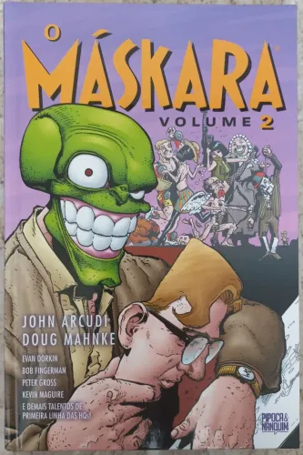 O Máskara Volume 2 por John Arcudi & Doug Mahnke em Capa Dura da Editora Pipoca e Nanquim