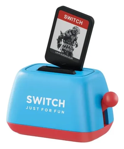 Hagibis Case Holder Para Nintendo Switch Game Card Azul