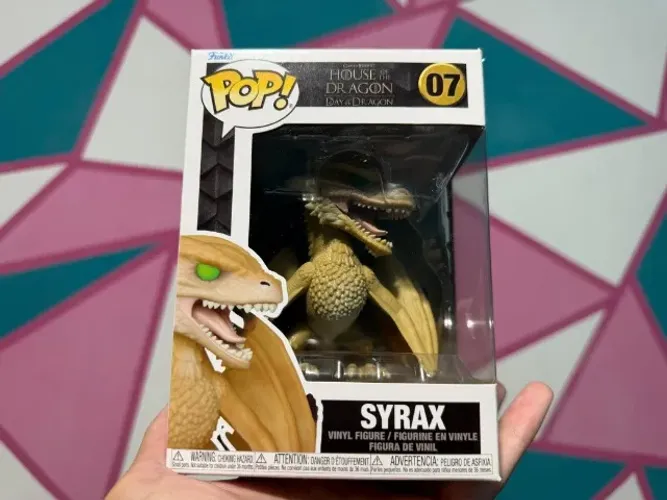 NOVO Funko Pop Syrax 07 Com Protetor