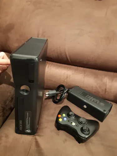 XBOX 360 SLIM DESBLOQUEADO RGH + 57 JOGOS!