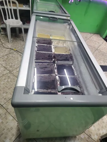 Tampa de vidro freezer 