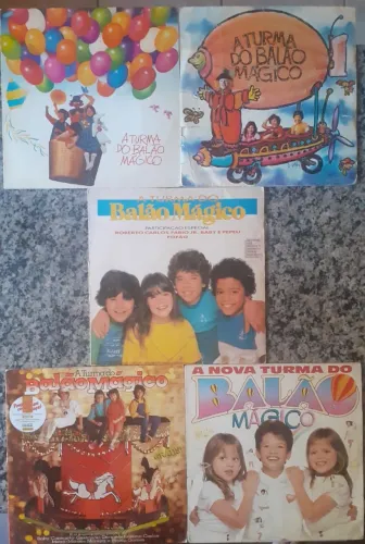 Lps - A Turma do balão mágico - lote com 05 discos de vinil