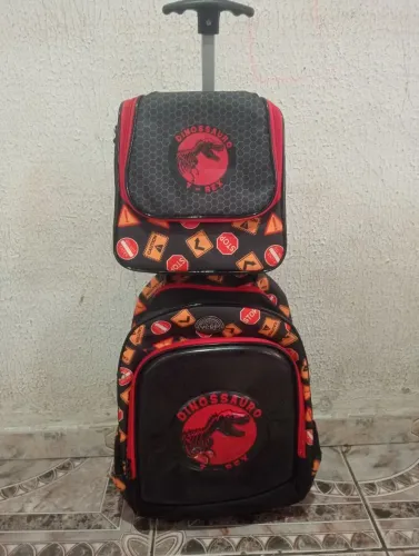 Kit de mochila rodinhas 