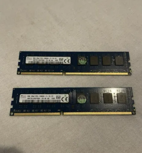 KIT Memória Desktop Skynix 8gb 2x8 Pc3-12800u-11-12-f3 Ddr3 1600