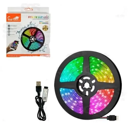 Fita led USB Bluetooth 
