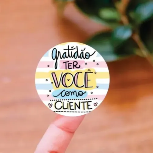 Etiqueta Personalizada Adesiva Com sua Logo