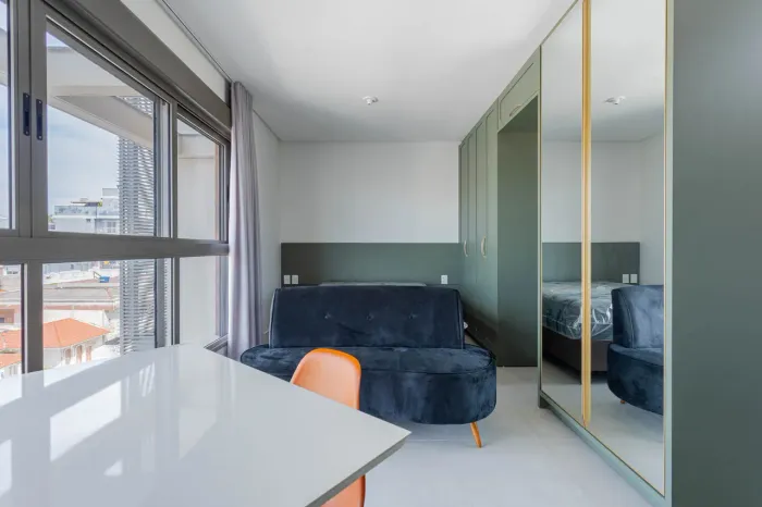 Studio mobiliado para locação no D/NEX Residence Club  Jardim Atlântico, Florianópolis
