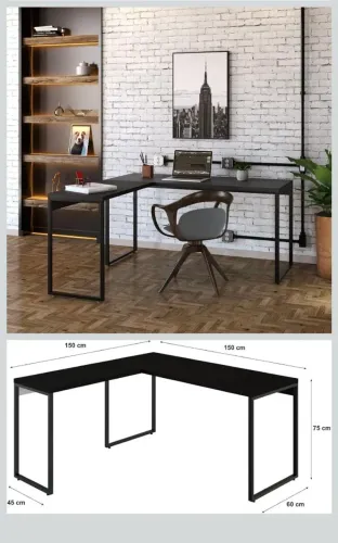 Mesa Escritório em L
