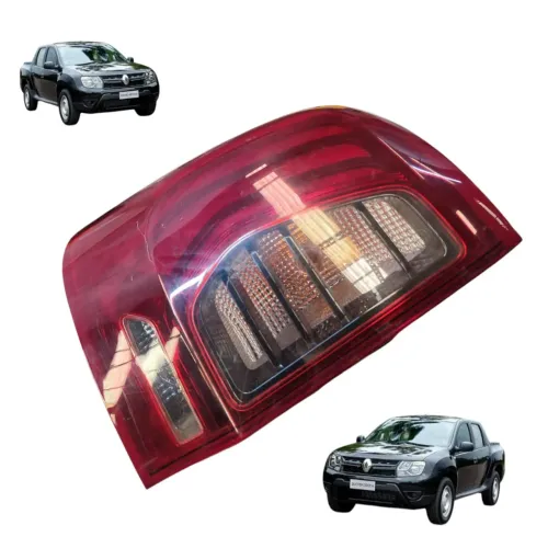 Lanterna Traseira Esquerda C/ Detalhe Duster Oroch 2017 A 21 Esquerdo/motorista Vermelho