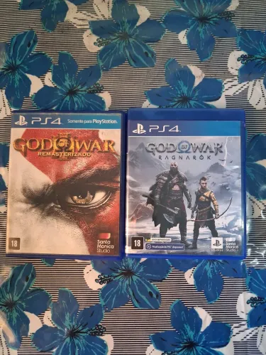 God of War Ragnarok (PS4-PS5) e God of War 3 funcionando perfeitamente 