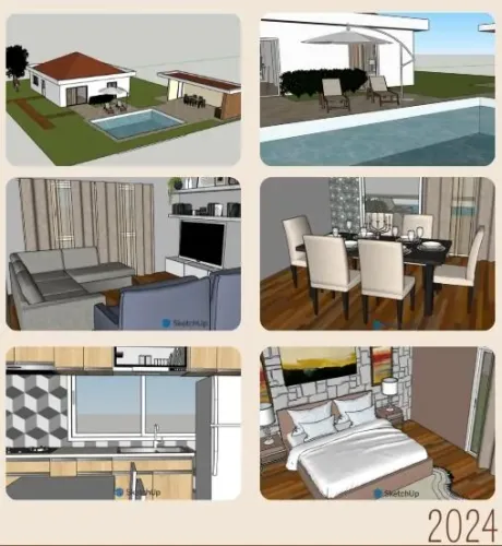 Projetos em Sketchup e AutoCAD