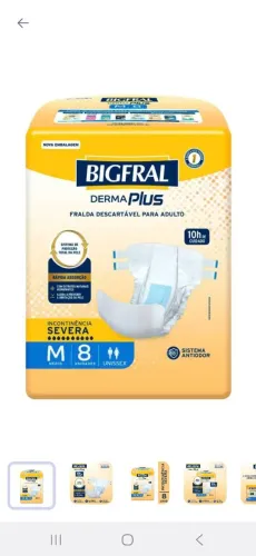 Fralda descartável BIGFRAL ADULTO