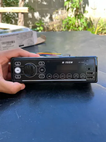Som Automotivo H-Tech HT-1025 com Bluetooth, USB e Rádio FM