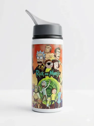 Garrafa Squeeze semi térmica personalizada de anime