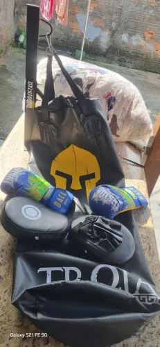 Kit treino boxe 