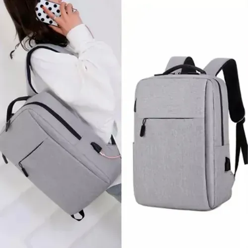 mochila urbana 5048 cor cinza 18l otimo para viagem e escola ou trabalho
