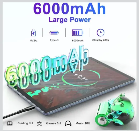 Tablet 6/128GB LTE NOVO na CAIXA.